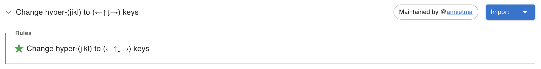 Karabiner Elements rule: Change hyper-(jikl) to arrow keys